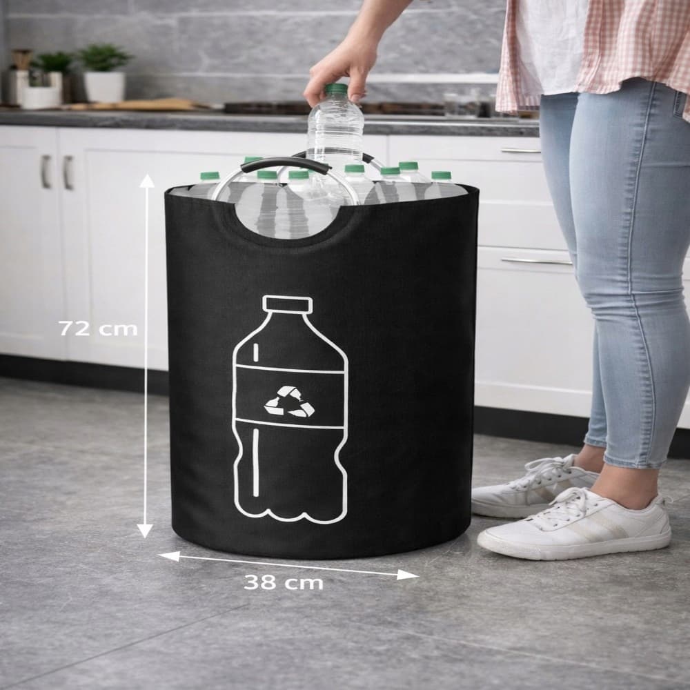 BottleBox 82L – Koniec Bałaganu! Duży Organizer na Butelki Składany Kosz XL